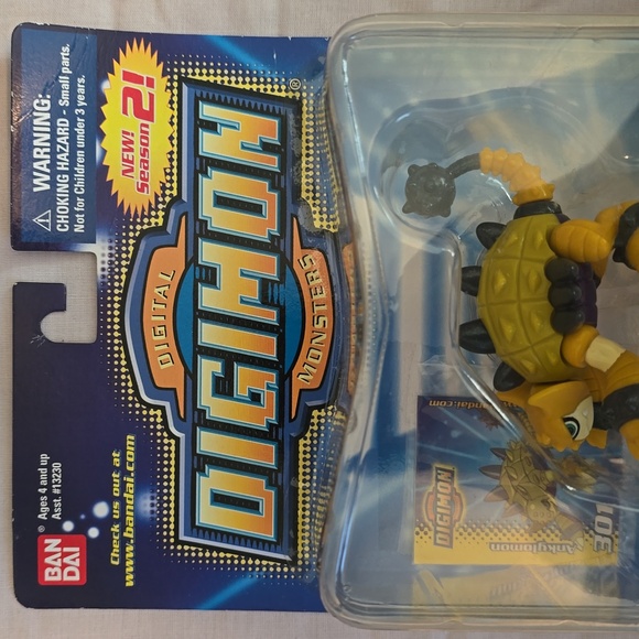 Digimon Season 2 Ankylomon Action Feature figure - Picture 3 of 5